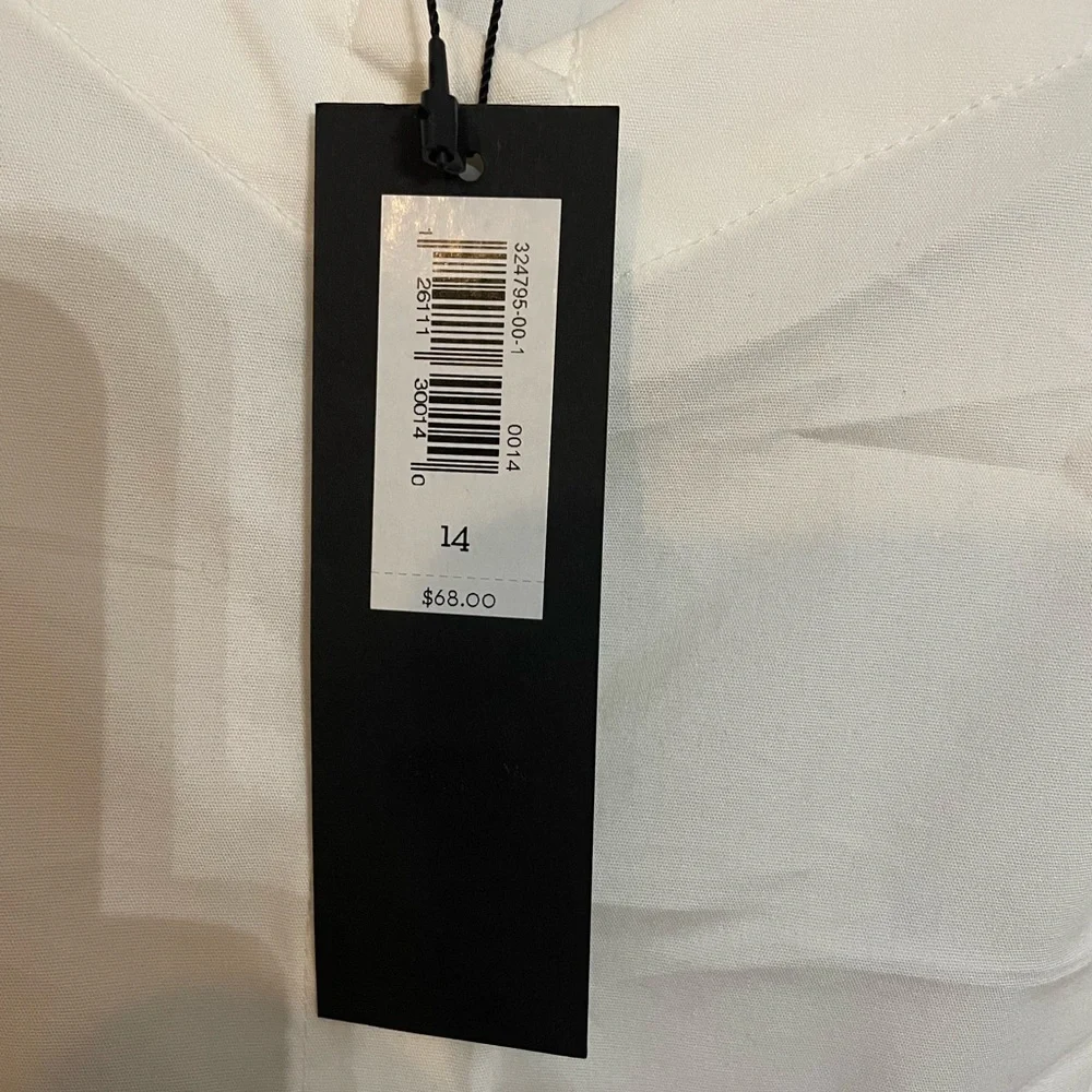 NWT Banana Republic Off Shoulder Button Down Size 14 - Picture 6 of 12